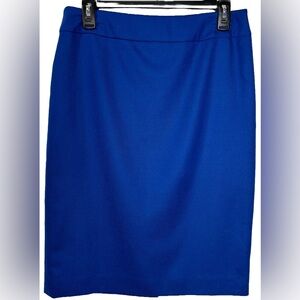 Pendleton 6 Blue Water Repellent Wool Skirt